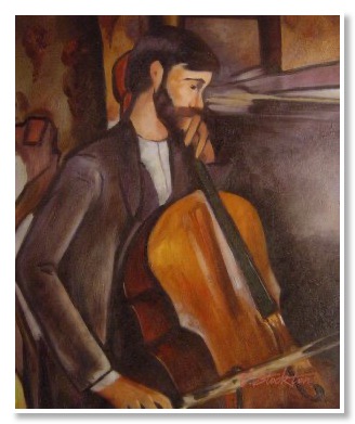 a-cellist Amedeo Modgigliani